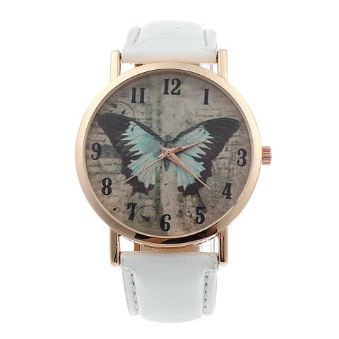 La Farfalla -  Premium Leather Quartz Watch