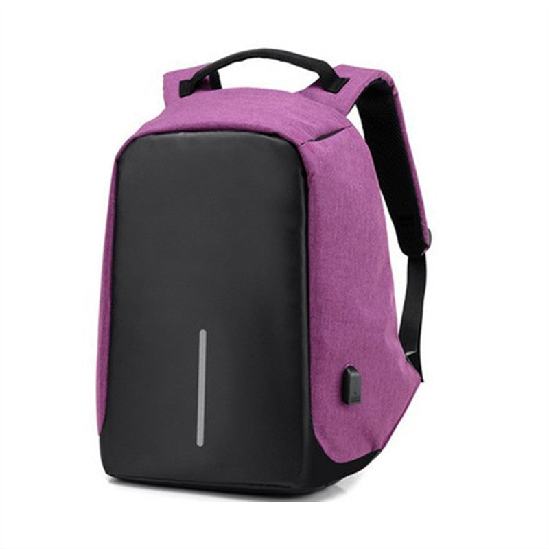 Anti-theft Backpack With USB Charge Port Lightweight Waterproof for School/Travel