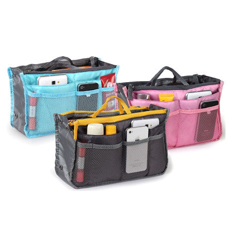 Slim Bag-in-Bag Purse Organizer - Assorted Colors