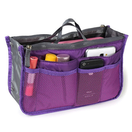 Slim Bag-in-Bag Purse Organizer - Assorted Colors